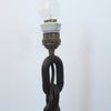 Lampe brutaliste Chaine en métal Années 70 Lampe brutaliste Chaine en métal Années 70