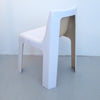Chaise en fibre de verre blanche années 70 Chaise en fibre de verre blanche années 70