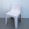 Chaise en fibre de verre blanche années 70 Chaise en fibre de verre blanche années 70