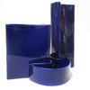 Vases combinables indigo Angelo Mangiarotti Fratelli Brambilla Vases combinables indigo Angelo Mangiarotti Fratelli Brambilla