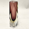 Vase prisme Sommerso Murano Flavio Poli Années 50/60 Vase prisme Sommerso Murano Flavio Poli Années 50/60