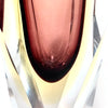 Vase prisme Sommerso Murano Flavio Poli Années 50/60 Vase prisme Sommerso Murano Flavio Poli Années 50/60