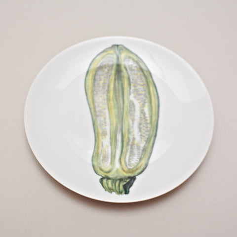 Assiette courgette Fornasetti