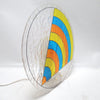 Grande applique italienne en plexiglas cible 1970/80 Grande applique italienne en plexiglas cible 1970/80