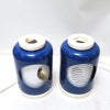Paire de lampes italiennes bleues 1970 Paire de lampes italiennes bleues 1970