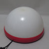 Lampe en plastique rouge et blanc Années 80 Lampe en plastique rouge et blanc Années 80