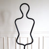 Portemanteau mannequin noir Années 70 Portemanteau mannequin noir Années 70
