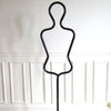 Portemanteau mannequin noir Années 70 Portemanteau mannequin noir Années 70
