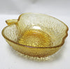 Saladier Pomme en verre jaune Années 70 Saladier Pomme en verre jaune Années 70