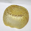 Saladier Pomme en verre jaune Années 70 Saladier Pomme en verre jaune Années 70