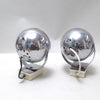 Paire de spots boules chromés1960 Paire de spots boules chromés1960