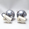 Paire de spots boules chromés1960 Paire de spots boules chromés1960