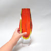 Grand vase Prisme Sommerso Murano Années 50/60 Grand vase Prisme Sommerso Murano Années 50/60