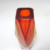 Grand vase Prisme Sommerso Murano Années 50/60 Grand vase Prisme Sommerso Murano Années 50/60