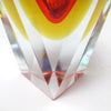 Grand vase Prisme Sommerso Murano Années 50/60 Grand vase Prisme Sommerso Murano Années 50/60