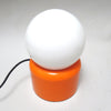 Lampe orange Années 70 Lampe orange Années 70