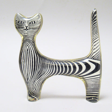 Sculpture chat en plexiglas Abraham Palatnik