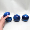 Reservé Trois boules en céramique bleue Emilio Cheveri Car Firenze Reservé Trois boules en céramique bleue Emilio Cheveri Car Firenze