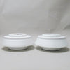 Paire de plafonniers blancs Sottsass Staff Leuchten Paire de plafonniers blancs Sottsass Staff Leuchten
