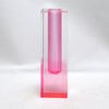 Vase en plexiglas rose Années 70 Vase en plexiglas rose Années 70