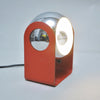 Petite lampe boule rouge et chrome Années 70 Petite lampe boule rouge et chrome Années 70