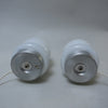 Paire de lampes opalines Années 60 Paire de lampes opalines Années 60