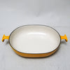 Plat à gratin ovale Mama 29 jaune Enzo Mari Le Creuset Plat à gratin ovale Mama 29 jaune Enzo Mari Le Creuset