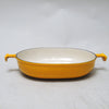 Plat à gratin ovale Mama 29 jaune Enzo Mari Le Creuset Plat à gratin ovale Mama 29 jaune Enzo Mari Le Creuset