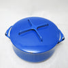Cocotte couverte émaillée bleue Jens Quistgaard Dansk Cocotte couverte émaillée bleue Jens Quistgaard Dansk
