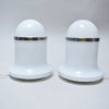 Paire de lampes opaline Reggiani 1960 Paire de lampes opaline Reggiani 1960