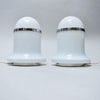 Paire de lampes opaline Reggiani 1960 Paire de lampes opaline Reggiani 1960