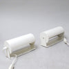 Paire d'appliques scandinaves blanches Années 80 Paire d'appliques scandinaves blanches Années 80