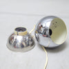Lampe boule chromée Reggiani Années 60 Lampe boule chromée Reggiani Années 60
