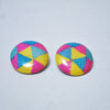 Boucles d’oreilles Arlequin 1980 Boucles d’oreilles Arlequin 1980