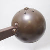 Lampe de bureau boule vintage marron Années 70 Lampe de bureau boule vintage marron Années 70