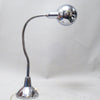 Lampe de bureau flexible chromée Années 70 Lampe de bureau flexible chromée Années 70