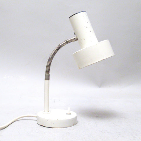 Lampe de bureau blanche Années 70