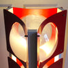 Lampadaire Space Age rouge blanc Annees 60 Lampadaire Space Age rouge blanc Annees 60