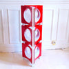Lampadaire Space Age rouge blanc Annees 60 Lampadaire Space Age rouge blanc Annees 60