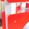 Lampadaire Space Age rouge blanc Annees 60 Lampadaire Space Age rouge blanc Annees 60