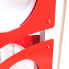 Lampadaire Space Age rouge blanc Annees 60 Lampadaire Space Age rouge blanc Annees 60