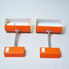 Paire d'appliques cylindrique orange Atejie Lyktan Paire d'appliques cylindrique orange Atejie Lyktan