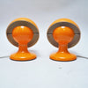 Paire de Lampes Jucker orange Scarpa Flos Paire de Lampes Jucker orange Scarpa Flos