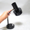 Lampe de bureau vintage noire Années 70 Lampe de bureau vintage noire Années 70