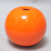 Vase boule orange Sergio Asti Gabbianelli Années 70 Vase boule orange Sergio Asti Gabbianelli Années 70