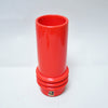 Vase rouleau rouge en céramique Pino Spagnolo Sicart Vase rouleau rouge en céramique Pino Spagnolo Sicart