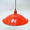 Suspension cloche rouge années 70 80 Suspension cloche rouge années 70 80