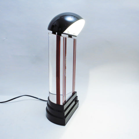 Lampe en plexiglas Lambecco Smart 1980