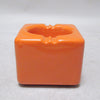 Cendrier cube ocre Enzo Bioli Il Picchio Années 60 Cendrier cube ocre Enzo Bioli Il Picchio Années 60