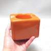 Cendrier cube ocre Enzo Bioli Il Picchio Années 60 Cendrier cube ocre Enzo Bioli Il Picchio Années 60